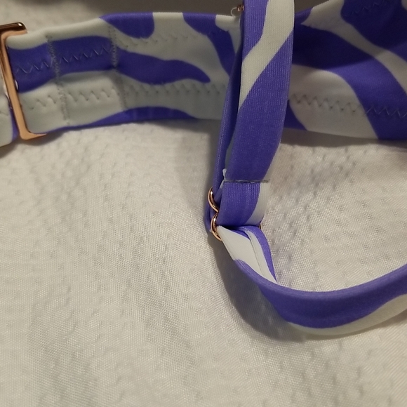 NWT UNDERWIRE REMOVABLE PADS SPORTS SWIM YOGA BRA TOP SWIMSUIT TOP - Picture 7 of 7